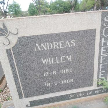 SCHEFFER Andreas Willem 1888-1966