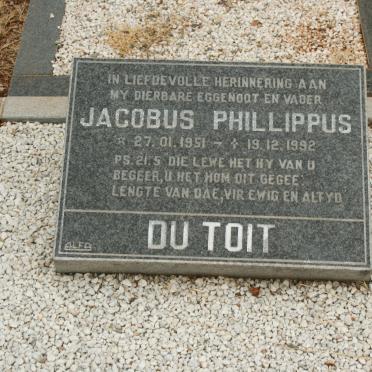 TOIT Jacobus Phillippus, du 1951-1992