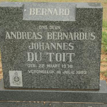 TOIT Andreas Bernardus Johannes, du 1978-1993
