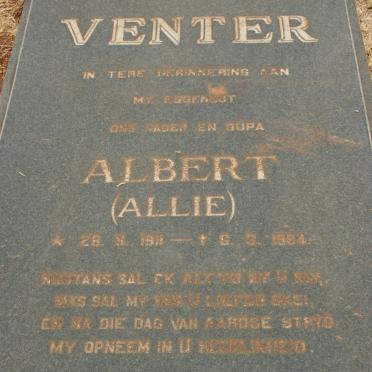 VENTER Albert 1911-1984