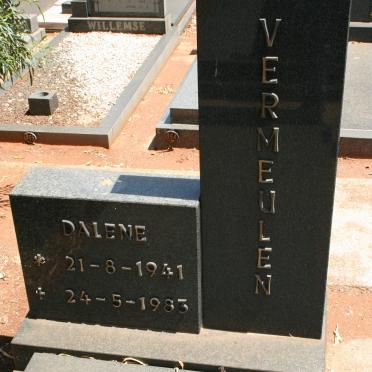 VERMEULEN Dalene 1941-1983