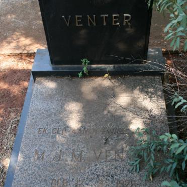 VENTER M.J.M. 1928-