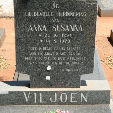 VILJOEN Anna Susanna 1894-1979