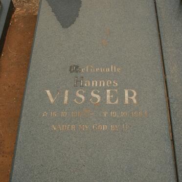 VISSER Hannes 191?-1984