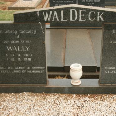 WALDECK Wally 1930-1981 &amp; Joey 1933-1981
