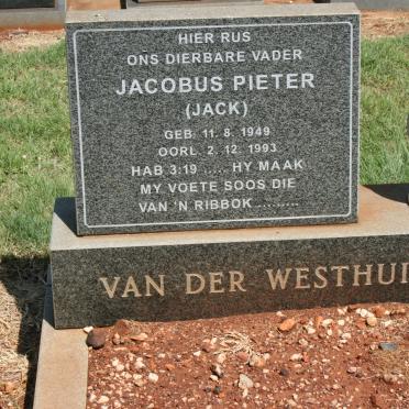 WESTHUIZEN Jacobus Pieter, van der 1949-1993