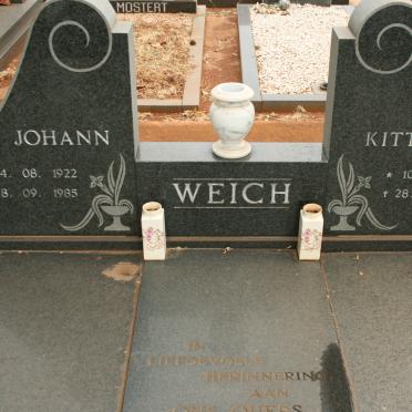 WEICH Johann 1922-1983 &amp; Kitty 1928-1985