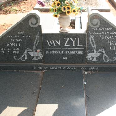 ZYL Karel, van 1900-1981 &amp; Susanna Maria Christina VERMAAK 1910-1994