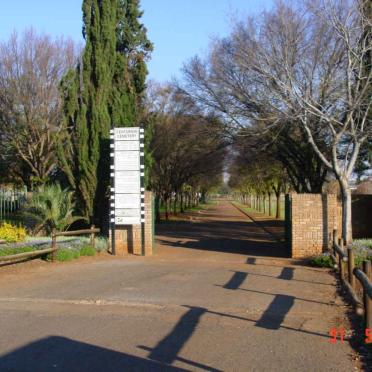Gauteng, PRETORIA, Centurion, Main cemetery