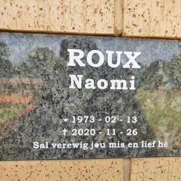 ROUX Naomi 1973-2020