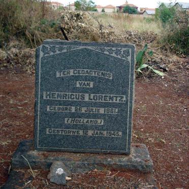 LORENTZ Henricus 1861-1945