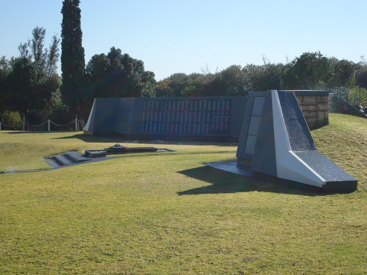 02. Memorial Wall with the names of fallen South African Soldiers