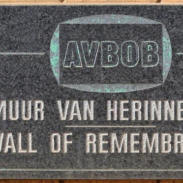 1. WALL OF REMEMBRANCE