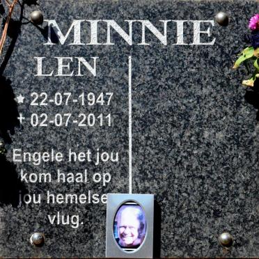 MINNIE Len 1947-2011
