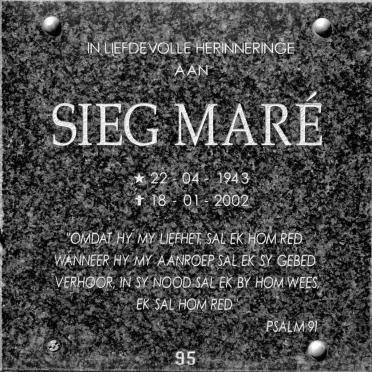 MARÉ Sieg 1943-2002