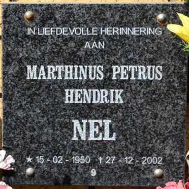 NEL Marthinus Petrus Hendrik 1950-2002