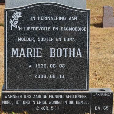 BOTHA Marie 1930-2006