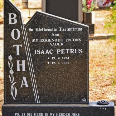 BOTHA Isaac Petrus 1924-2002