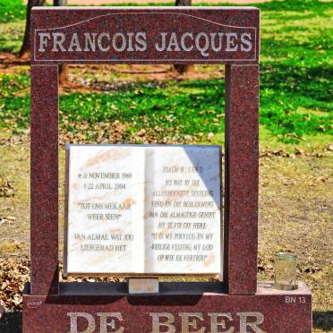 BEER Francois Jacques, de 1969-2004
