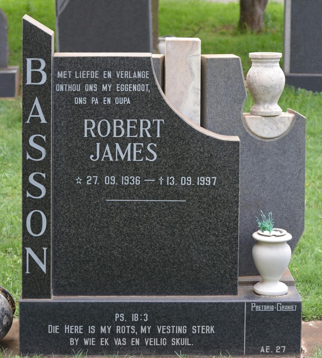 BASSON Robert James 1936-1997