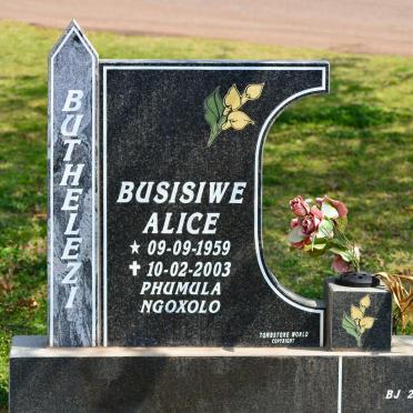 BUTHELEZI Busisiwe Alice 1959-2003