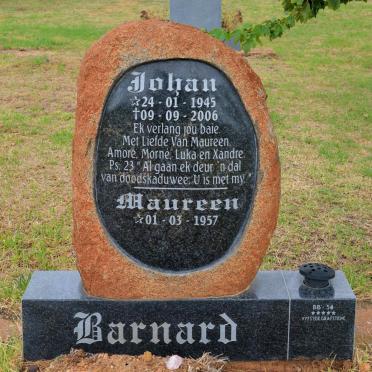 BARNARD Johan 1945-2006 &amp; Maureen 1957-