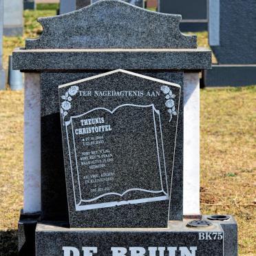 BRUIN Theunis Christoffel, de 1944-2003