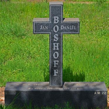 BOSHOFF Jan Daniël 1952-2000