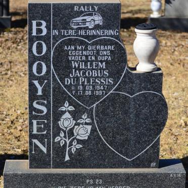 BOOYSEN Willem Jacobus Du Plessis 1947-1997