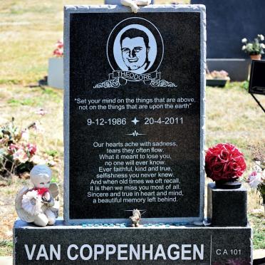 COPPENHAGEN Theodore, van 1986-2011