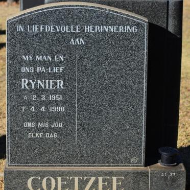 COETZEE Renier 1951-1998