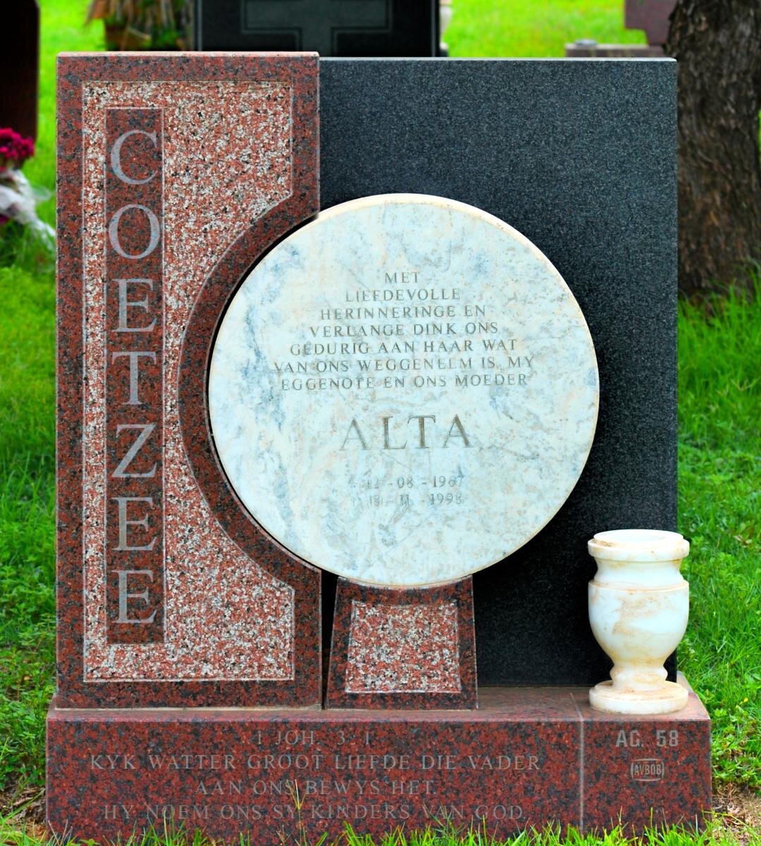COETZEE Alta 1967-1998