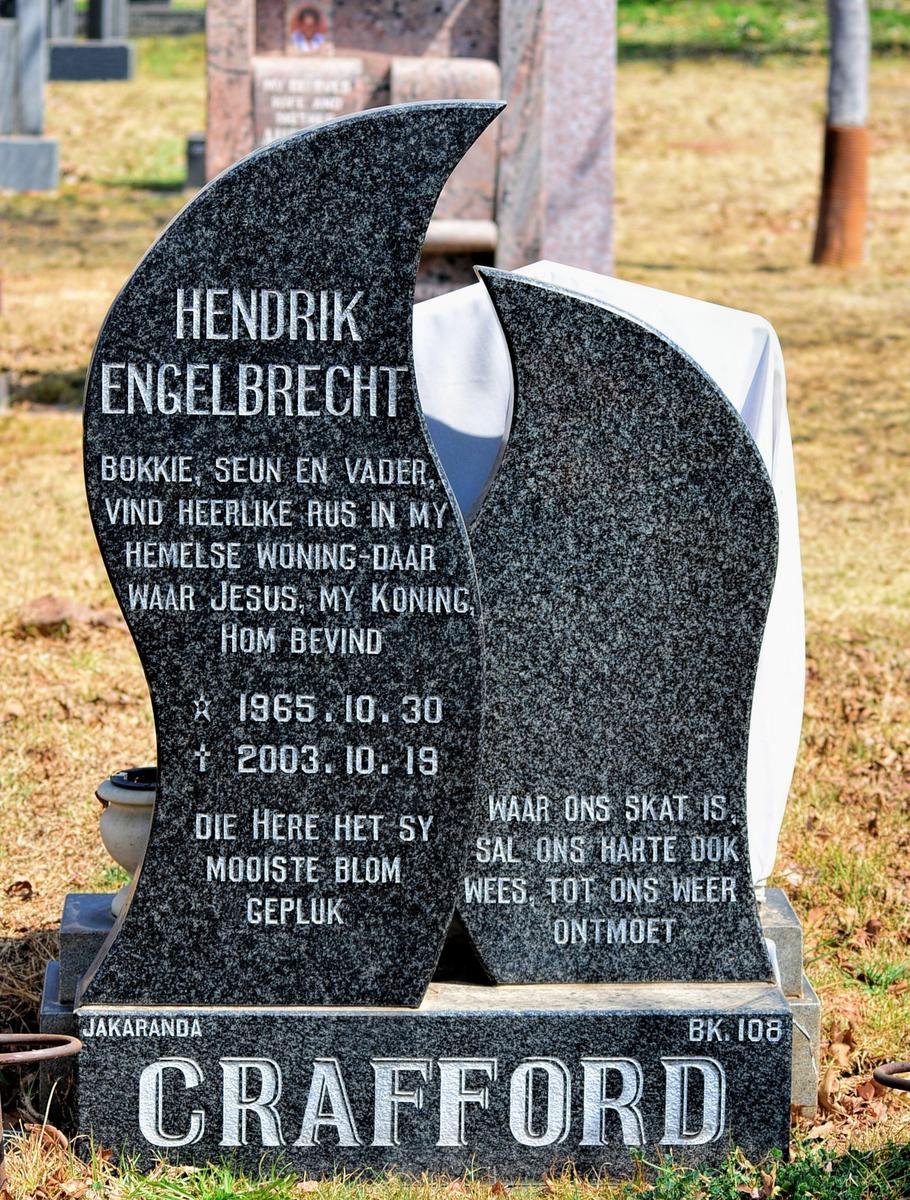 CRAFFORD Hendrik Engelbrecht 1965-2003