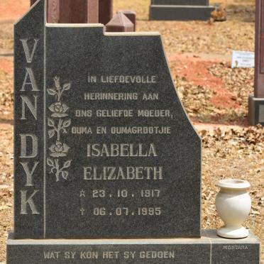 DYK Isabella Elizabeth, van 1917-1995