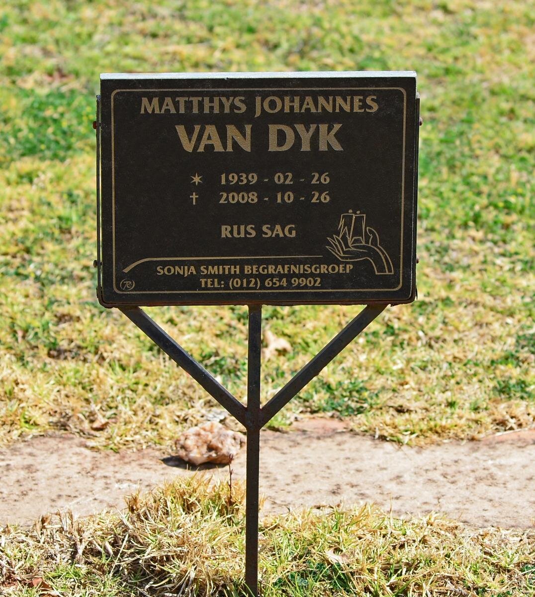 DYK Matthys Johannes, van 1939-2008