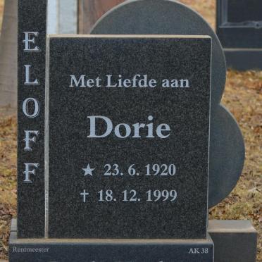 ELOFF Dorie 1920-1999