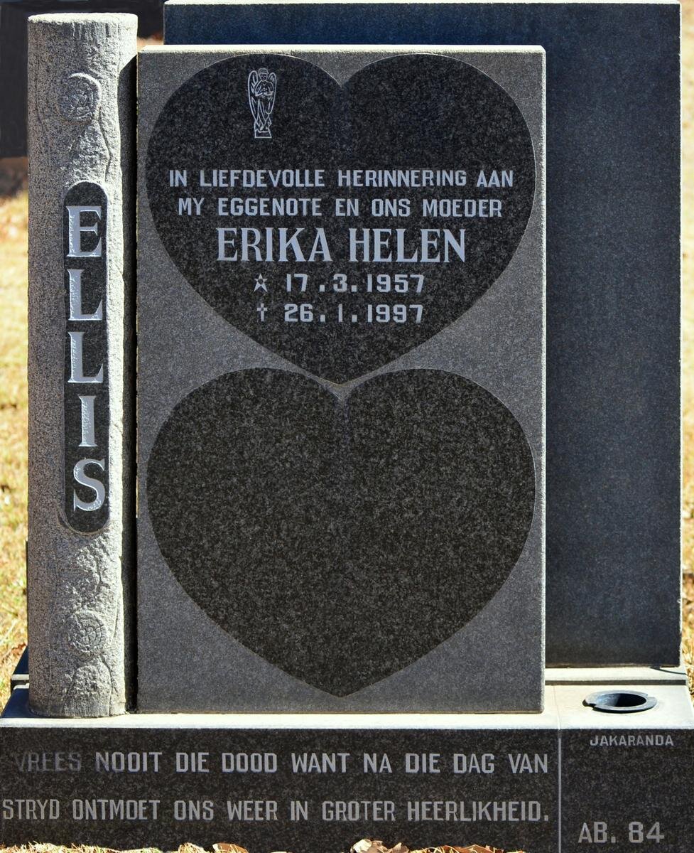 ELLIS Erika Helen 1957-1997