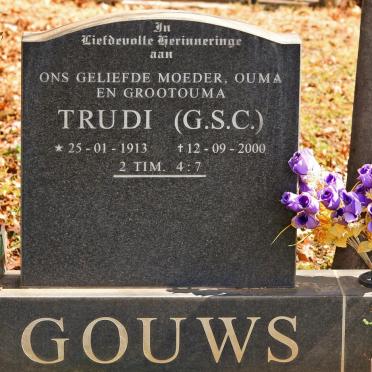 GOUWS G.S.C. 1913-2000