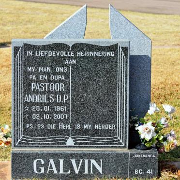 GALVIN Andries D.P. 1961-2007