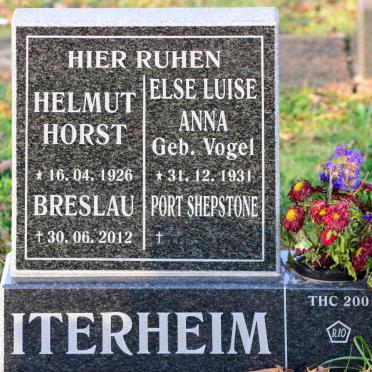 ITERHEIM Helmut Horst 1926-2012