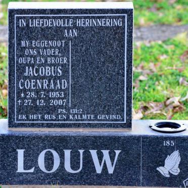 LOUW Jacobus Coenraad 1953-2007
