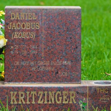 KRITZINGER Daniel Jacobus 1944-1999