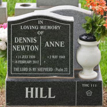 HILL Dennis Newton 1939-2012