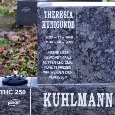 KUHLMANN Theresia Kunigunde 1946-2000