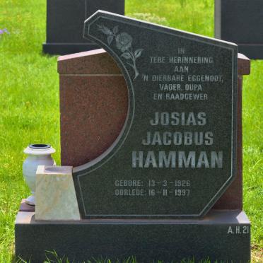 HAMMAN Josias Jacobus 1926-1997