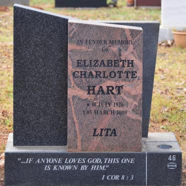 HART Elizabeth Charlotte 1926-2000