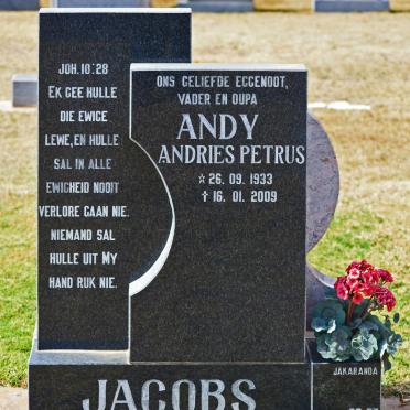 JACOBS Andries Petrus 1933-2009