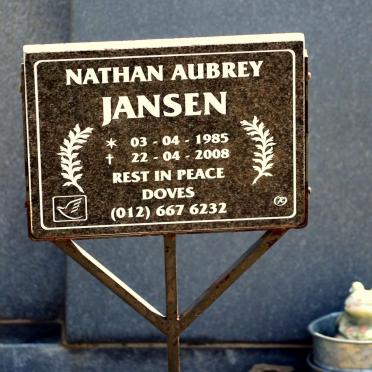 JANSEN Nathan Aubrey 1985-2008