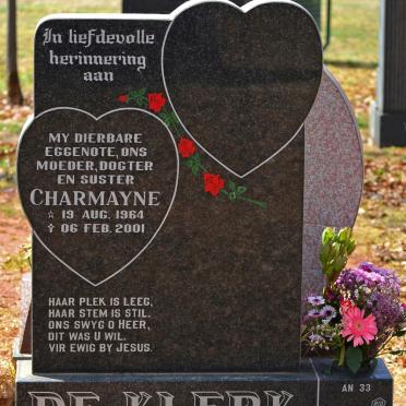 KLERK Charmayne, de 1964-2001