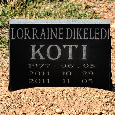 KOTI Lorraine Dikeledi 1977-2011